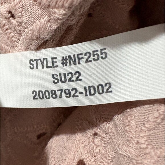 Madewell Eyelet Beachside Shirt Dream on Daisies Short Sleeve Button Pink M NWT - Picture 11 of 12